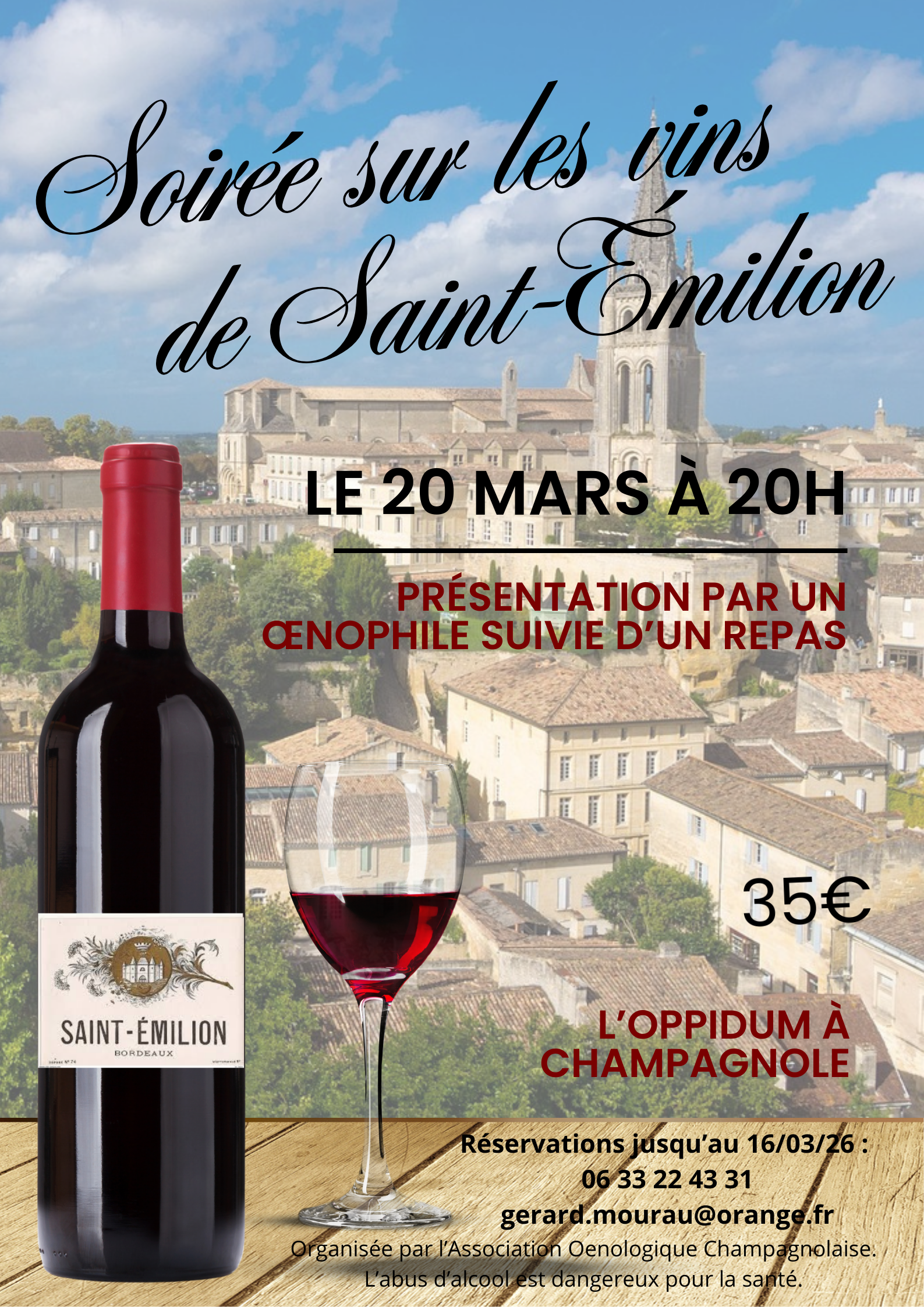 AfficheSoireeSaintEmilion_AOC-Champagnole